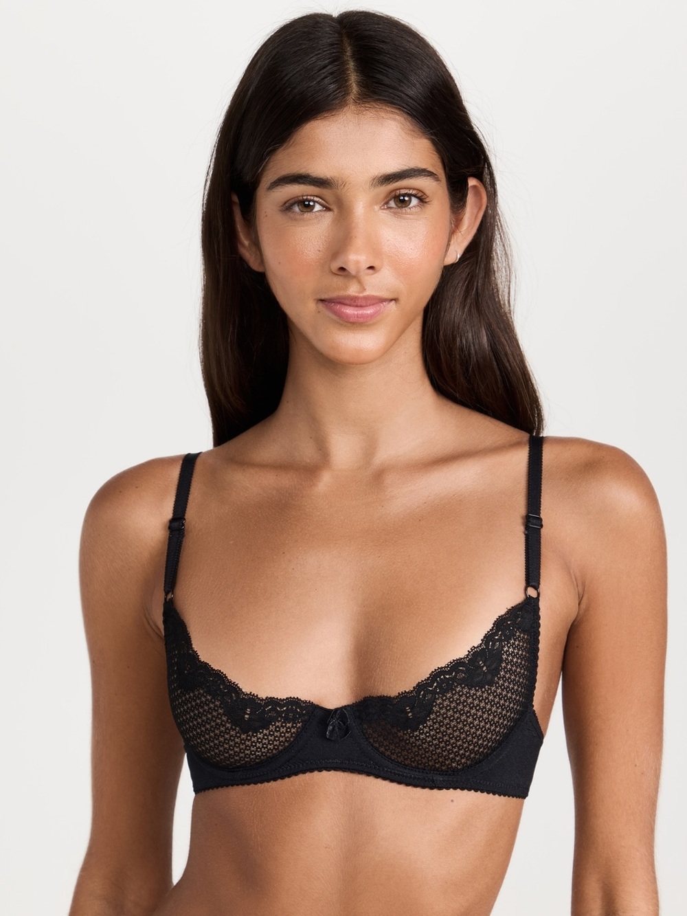Timpa Black Lace Underwire Bralette 36A